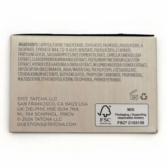 NEW/BOX TATCHA Japanese Indigo Cleansing Balm Moisturizing Makeup Remover SEALED - Picture 14 of 16